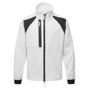 Portwest Mens 2 Layer Soft Shell Jacket / White